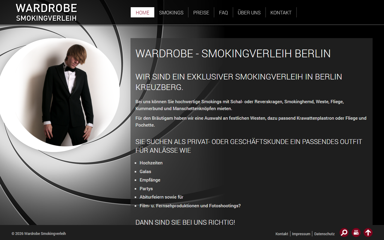 Wardrobe Smokingverleih