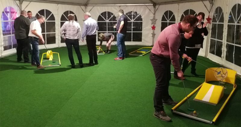Mobile Minigolfanlage mieten