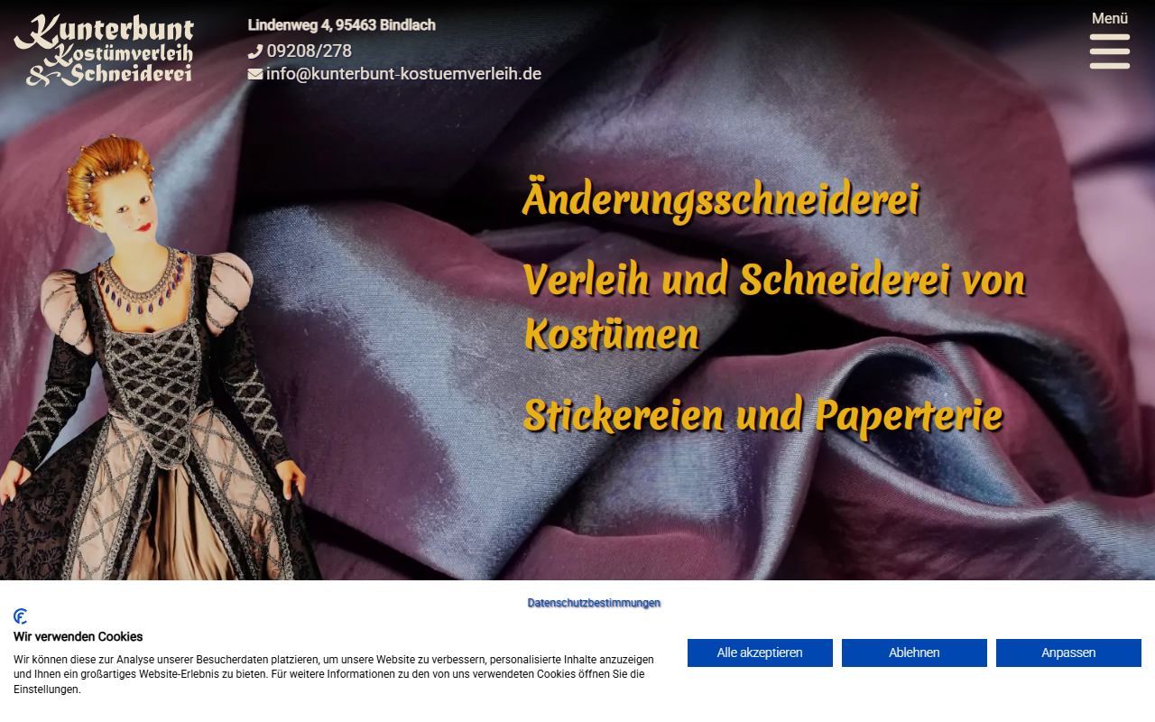 Kostümverleih Kunterbunt