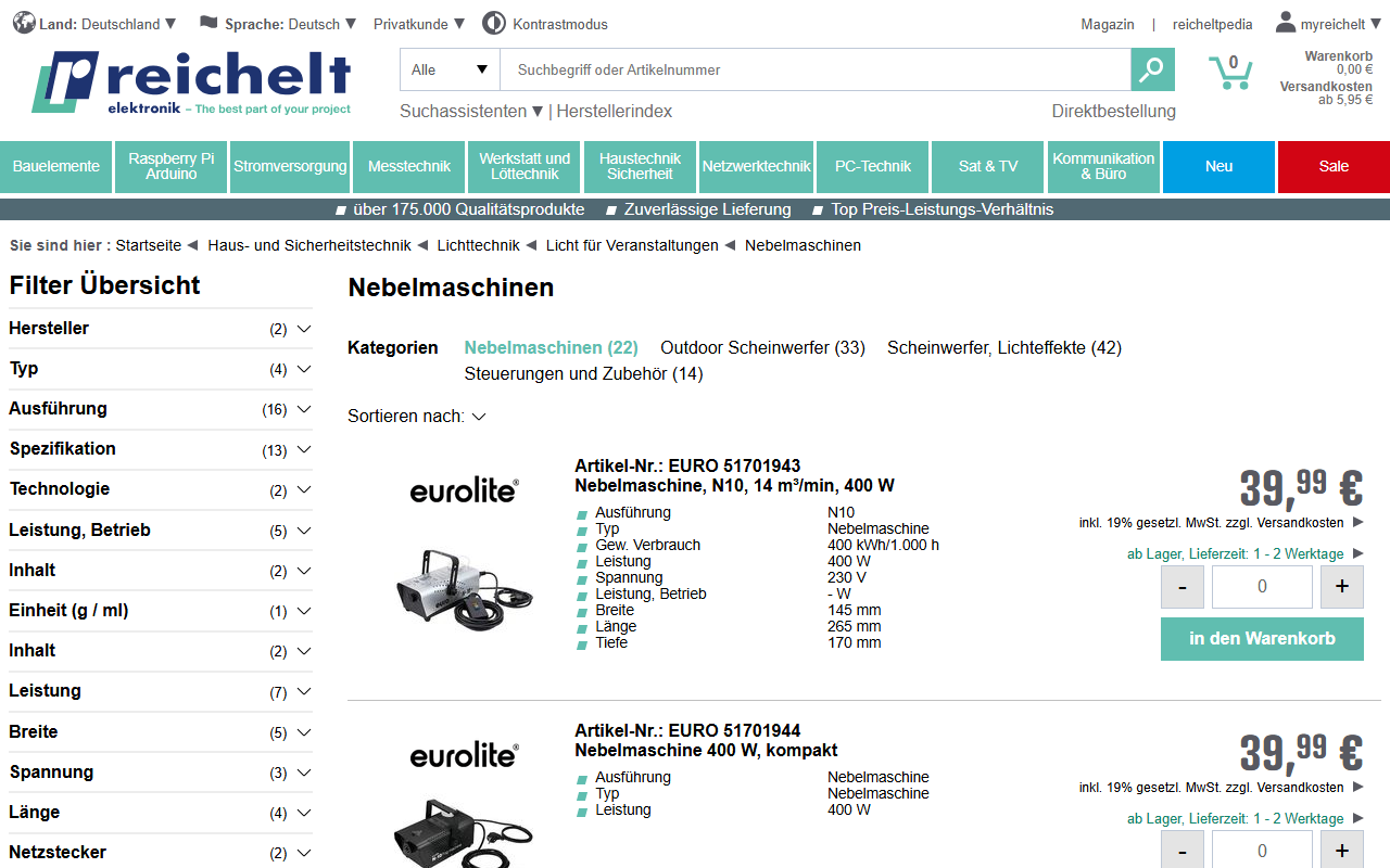 reichelt elektronik