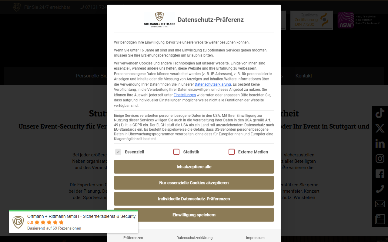 O & R - Sicherheitsdienst & Security