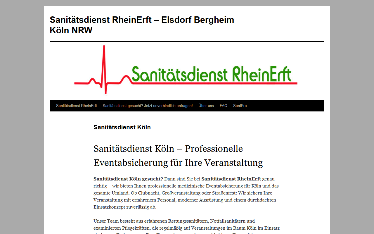 Sanitätsdienst RheinErft