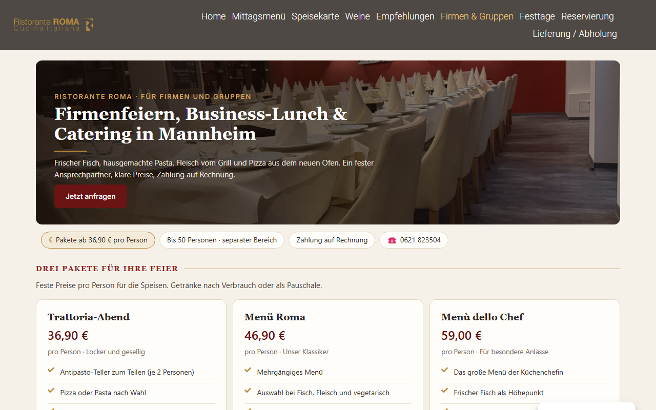 Ristorante Roma Lindenhof