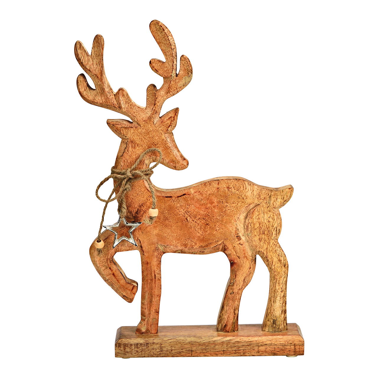 Aufsteller Hirsch aus Mangoholz