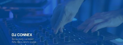 DJ CONNEX - DJ meets Live Music DJ Plus Saxophon und Percussion! Party. House. Charts. Lounge. (by myband.de)
