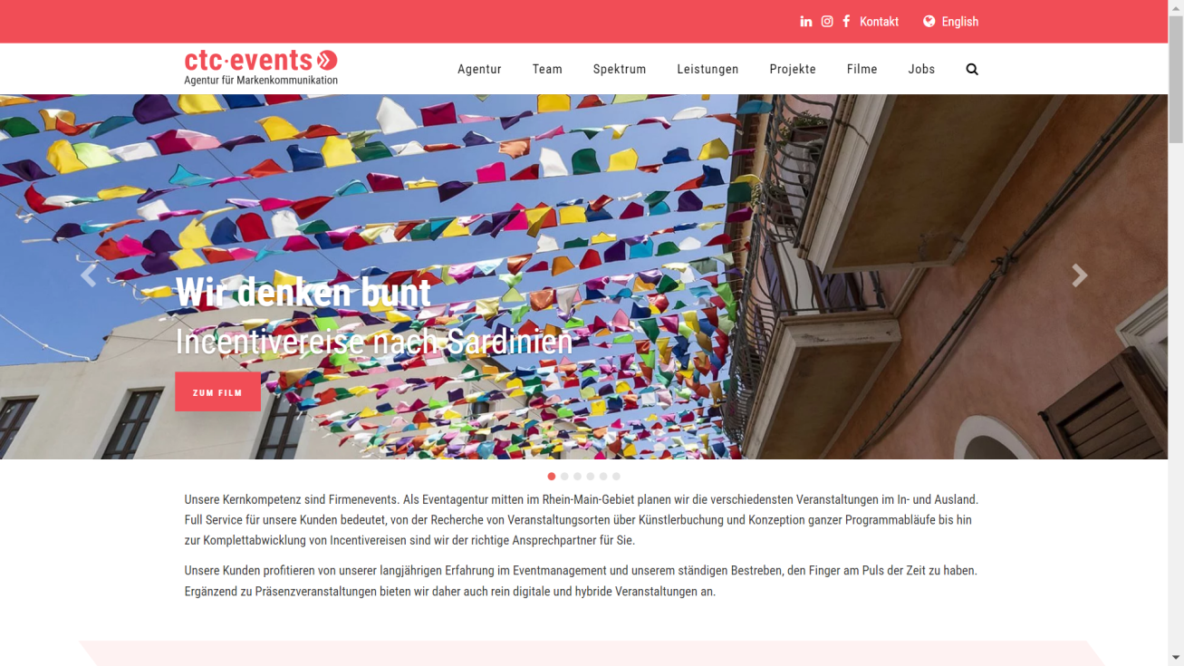ctc events Agentur für Markenkommunikation