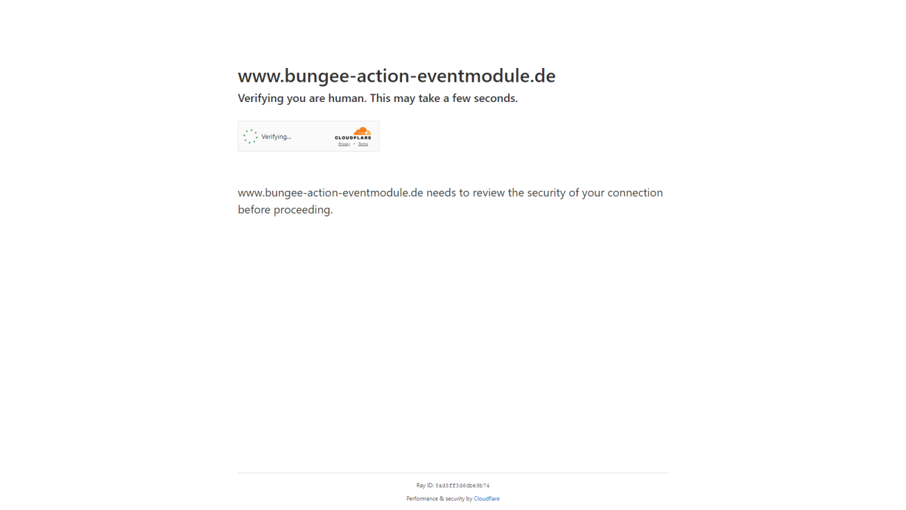 Bungee Action Eventmodule