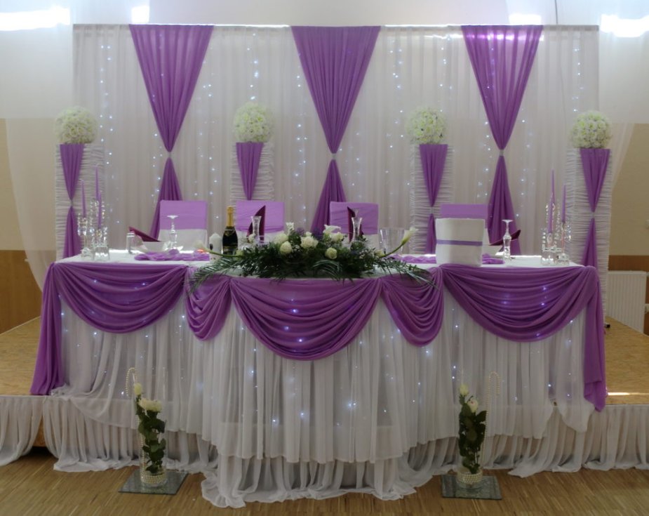 Eventdekoration Lila