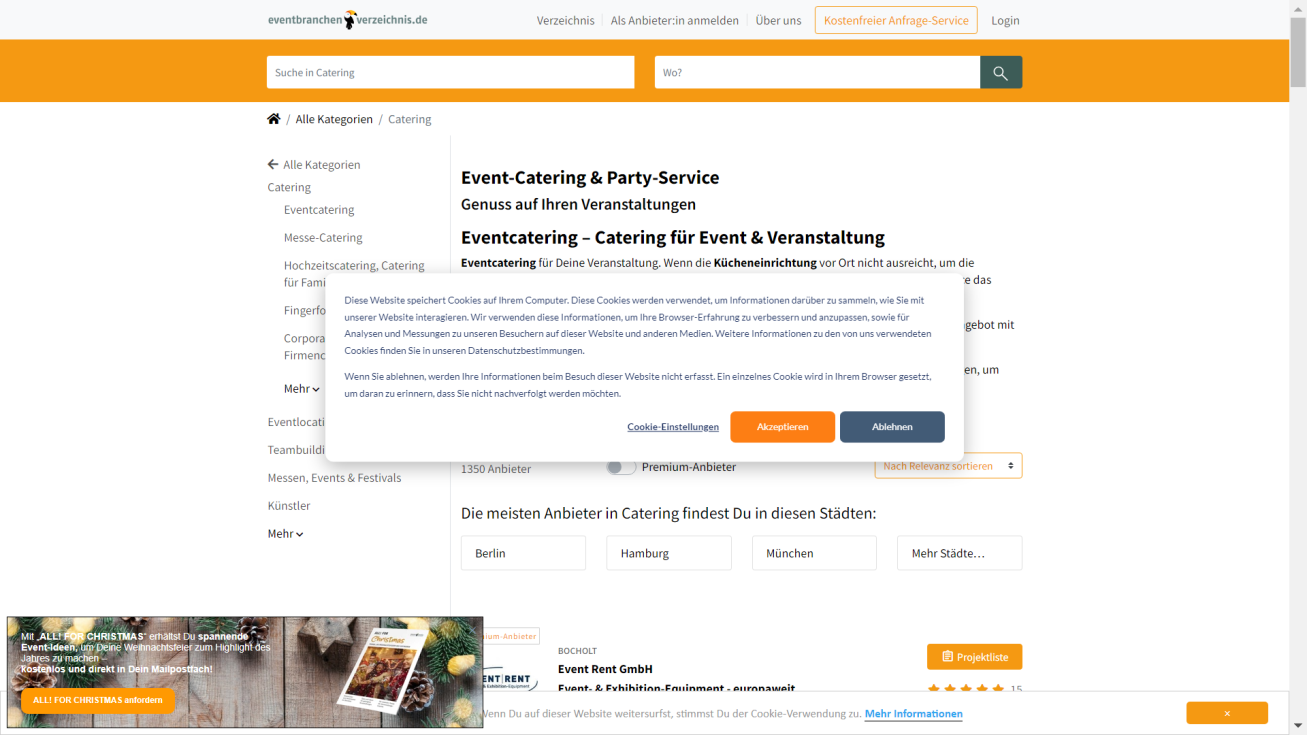 Catering Guides by memo-media