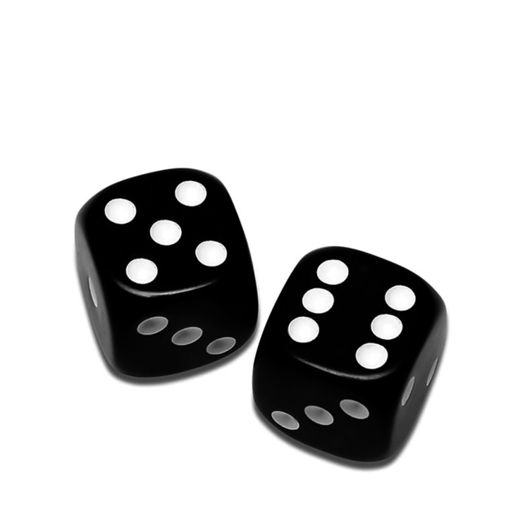 Würfel schwarz