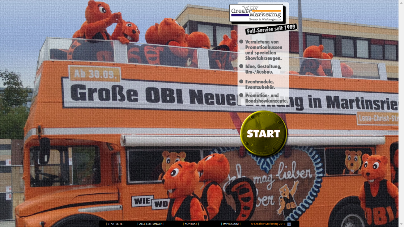 Creaktiv Marketing Event- & Werbeagentur Londonbus Bayern