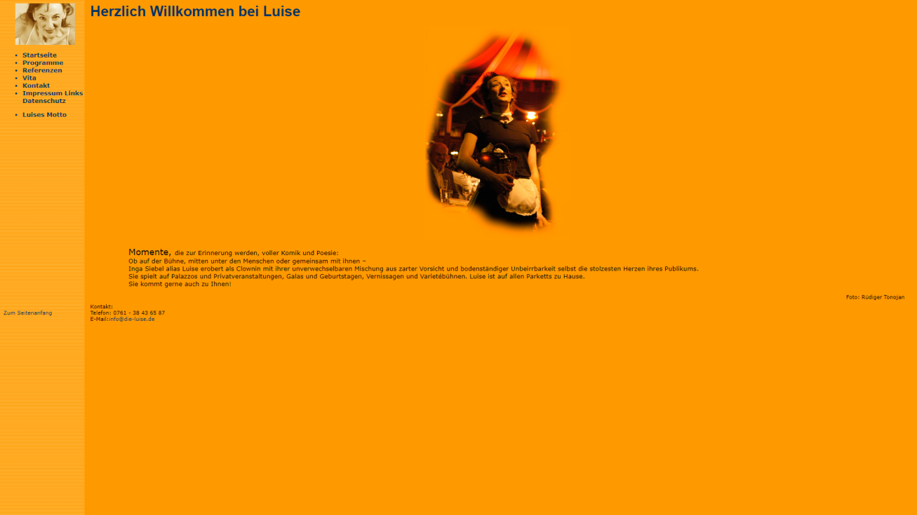 LUISE - Komische Kellnerin & Clownerie Animation - Show - Moderation