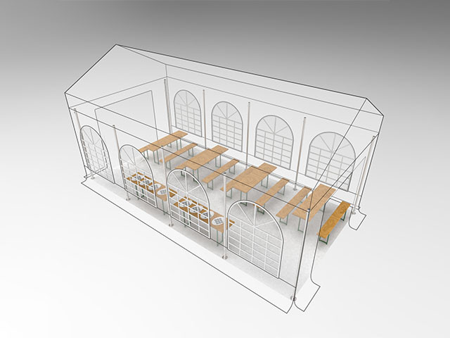 Festzelt 4m x 10m