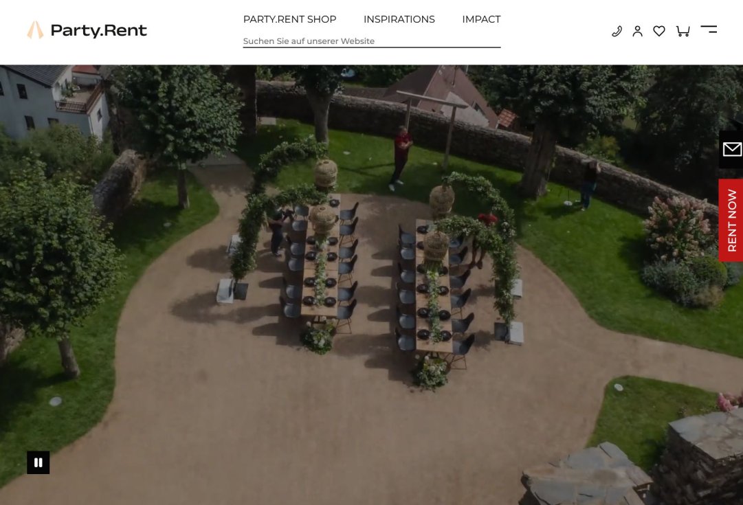 Party.Rent – Europaweiter Dienstleister für Eventausstattung
