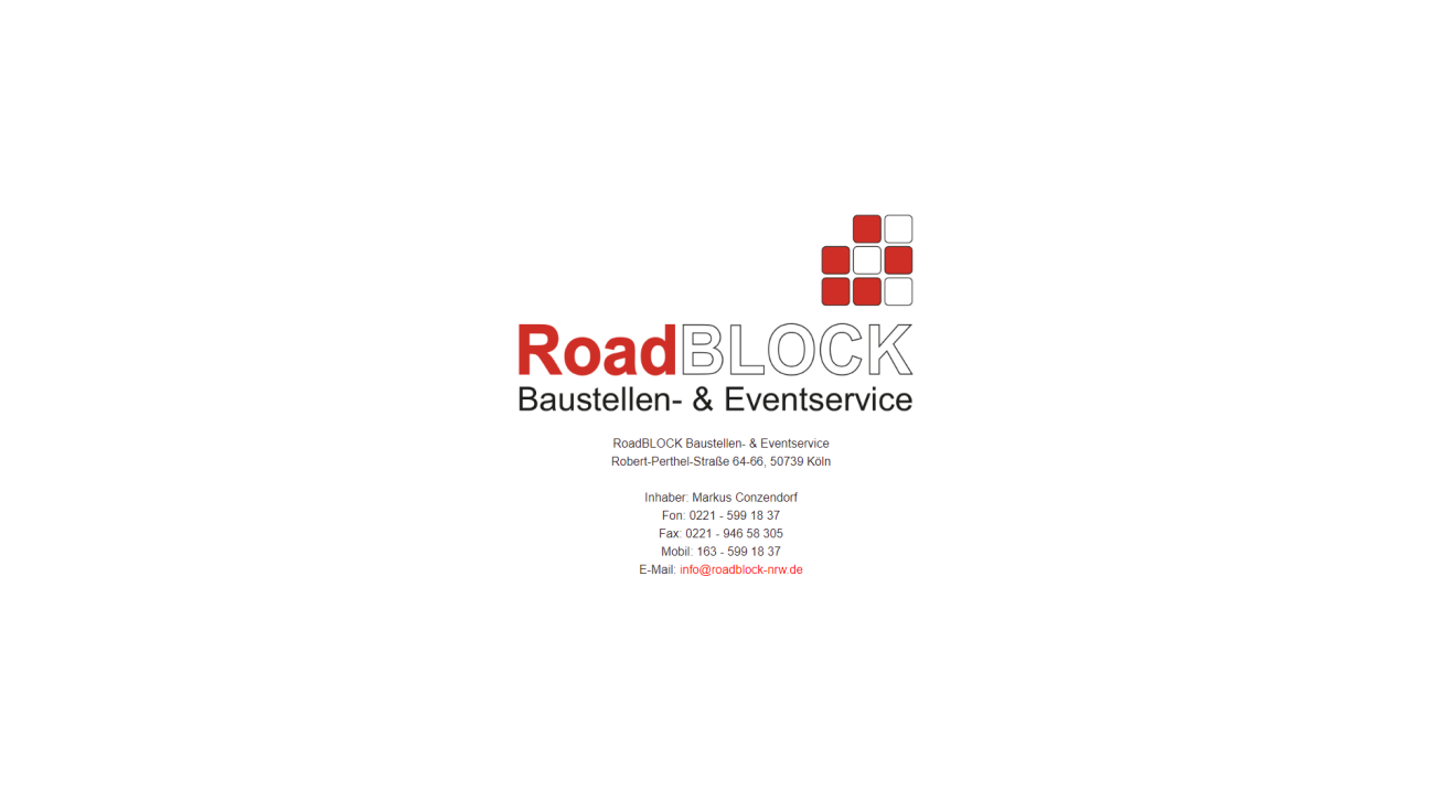 RoadBLOCK Baustellen- & Eventservice