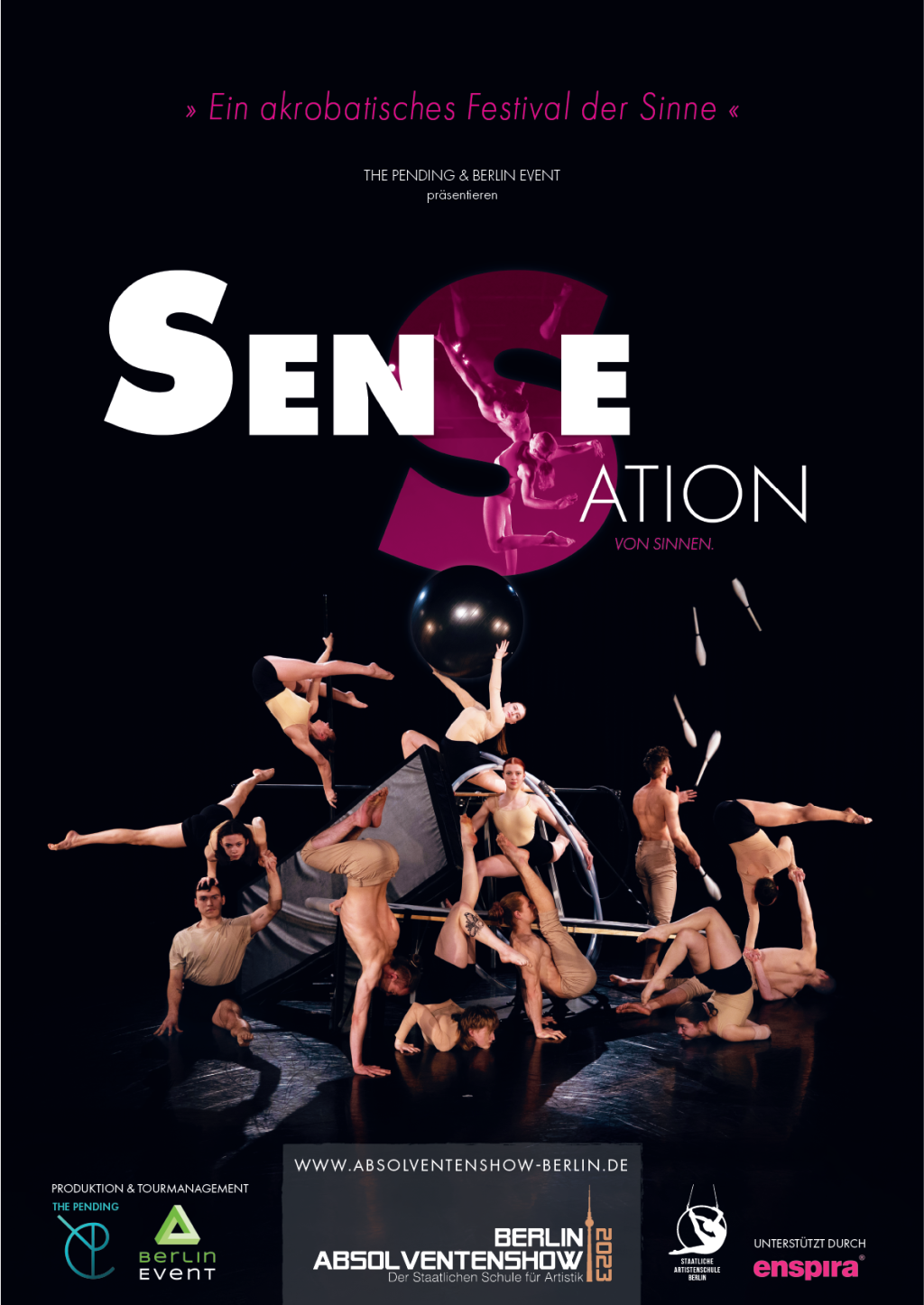 SENSEation  die Absolventenshow der  Staatlichen Schule für Artistik Berlin 2023