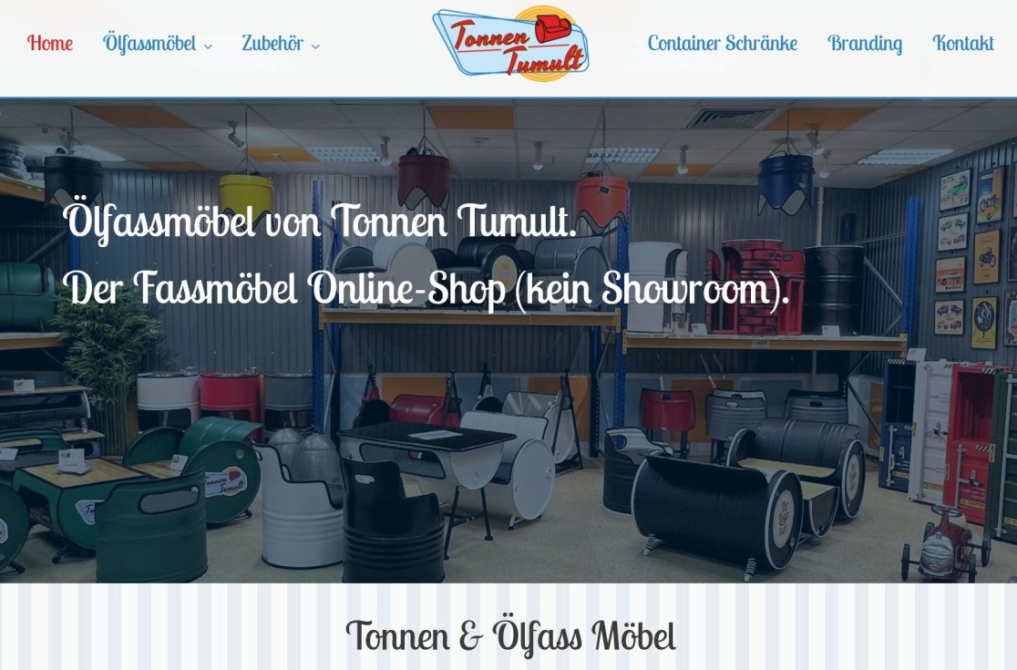 Tonnen Tumult Upcycling im Retro-Industrial-Style