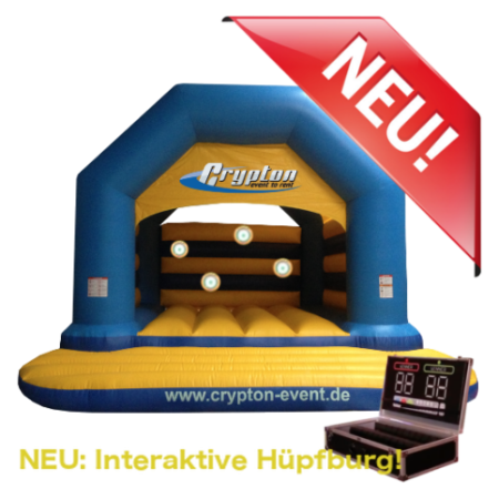 Interaktive Hüpfburg mieten mit interactive Playsystem