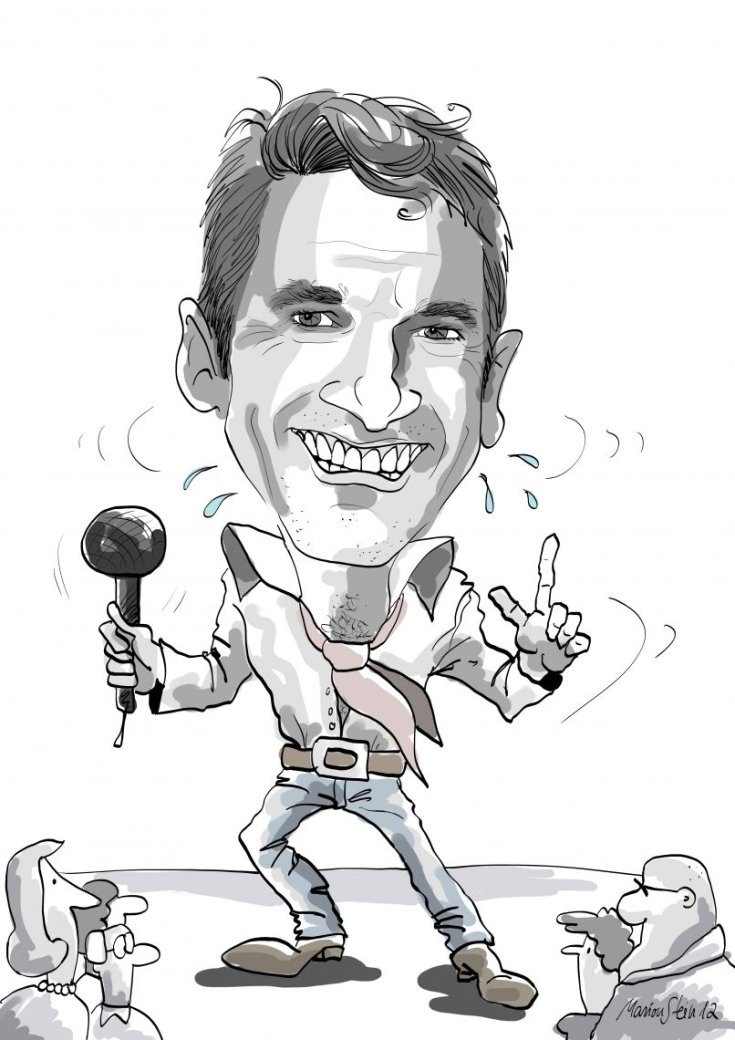 Karikaturistin/Schnellzeichnerin Marion Stein