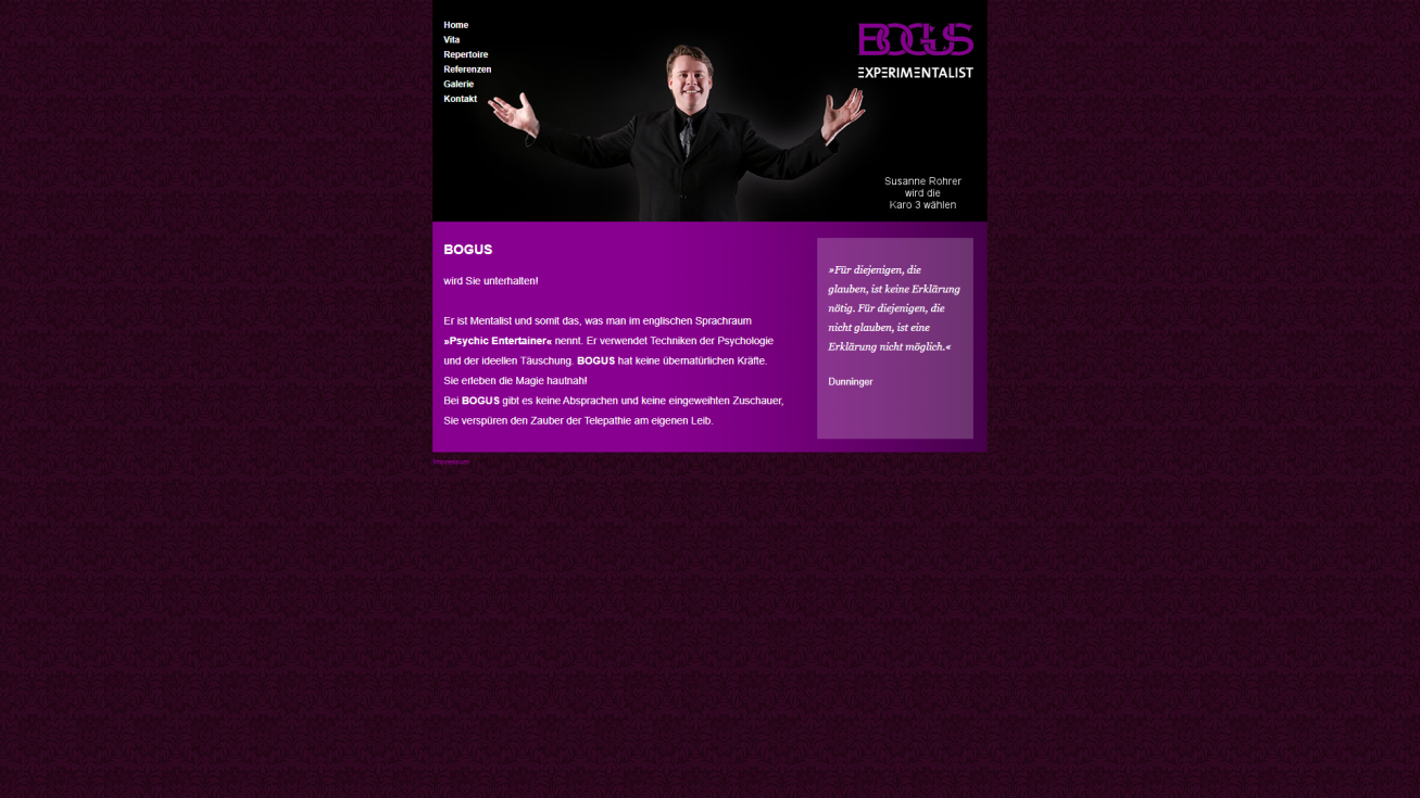 BOGUS Experimentalist