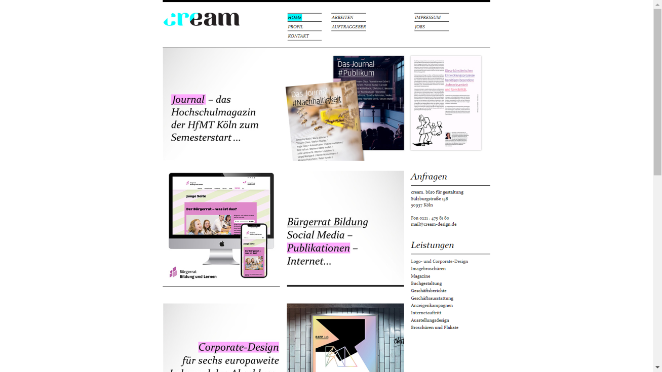 cream. büro für gestaltung