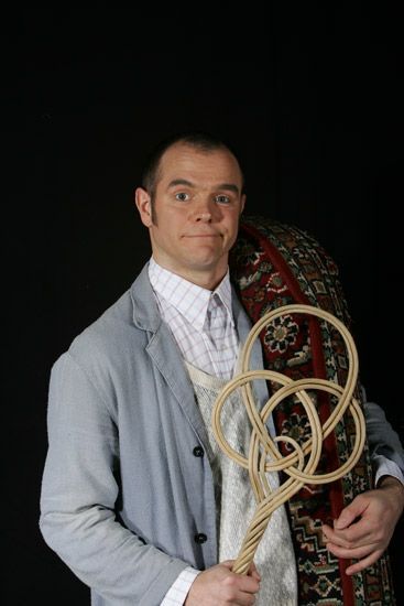 Herr Stanke Slapstick-Akrobatik