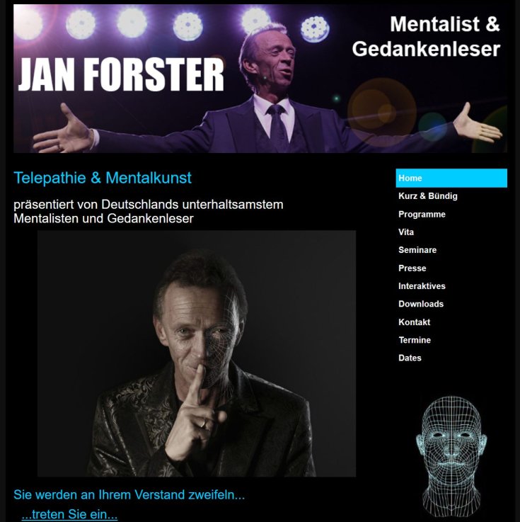Mentalist JAN FORSTER