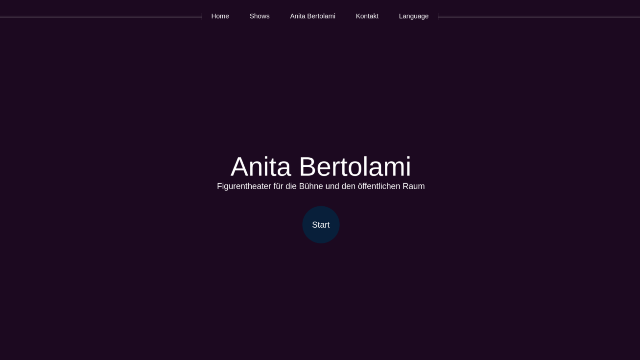 Anita Bertolami Figuren-, Objekt- und Körperfigurentheatershows