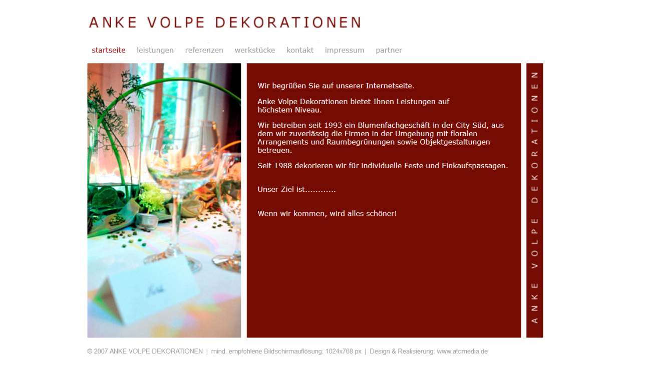 Anke Volpe Dekorationen Veranstaltungs- und Grossraumdekoratione