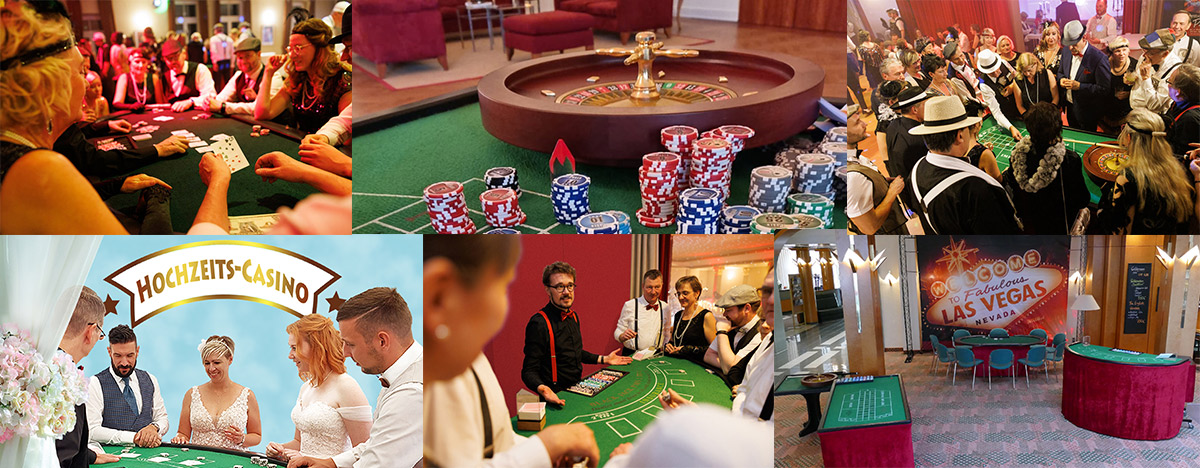 Las Vegas Abend mit Mietcasino und Show