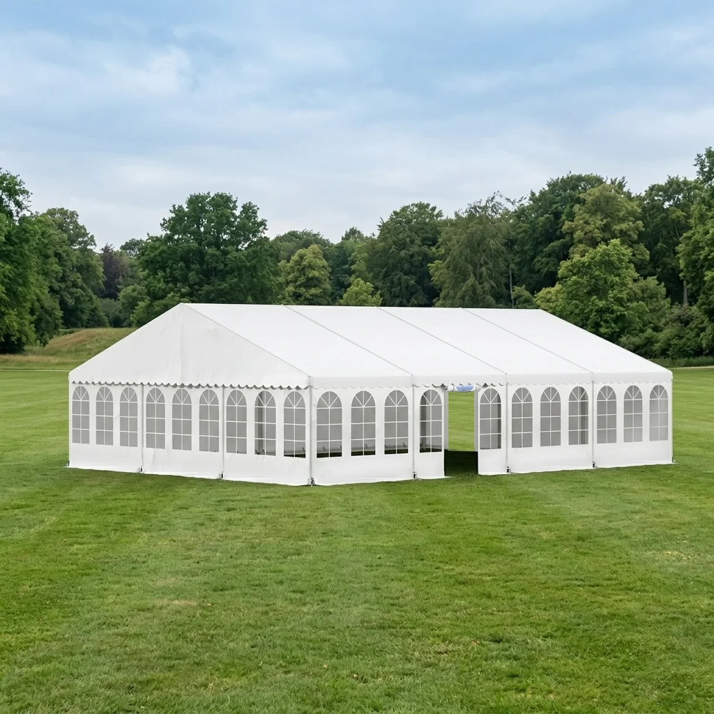 Komplet festtelt 9 x 12 m HVID