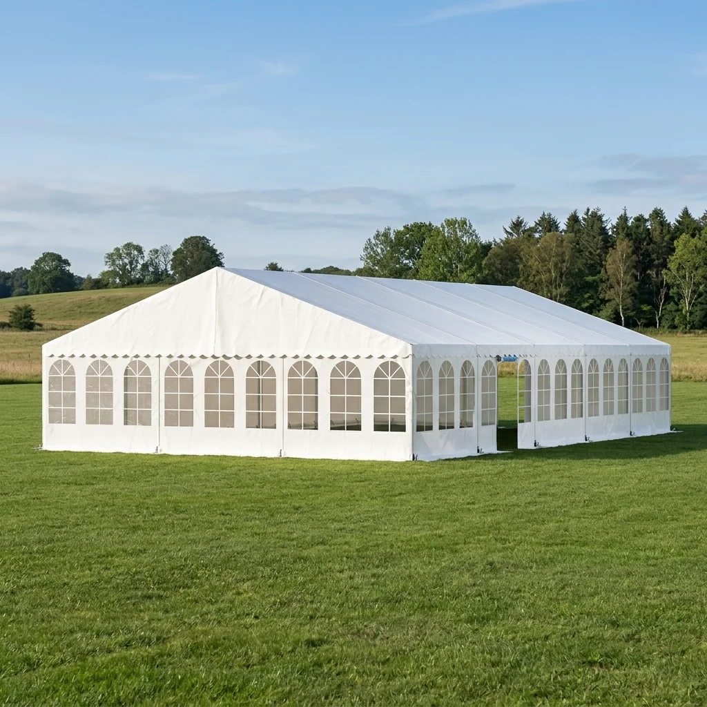 Komplet festtelt 9 x 15 m HVID