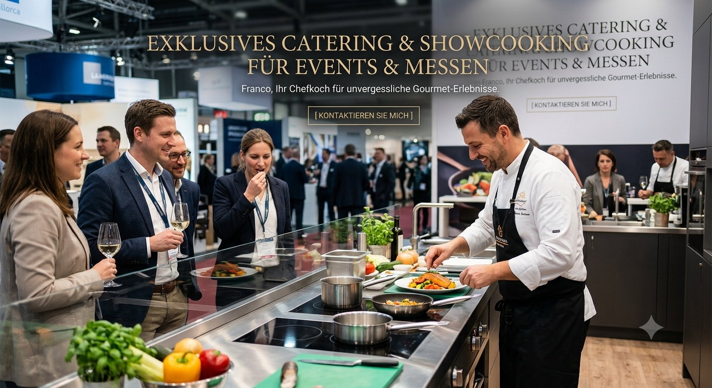 Exklusives Catering & Showcooking für Events und Messen