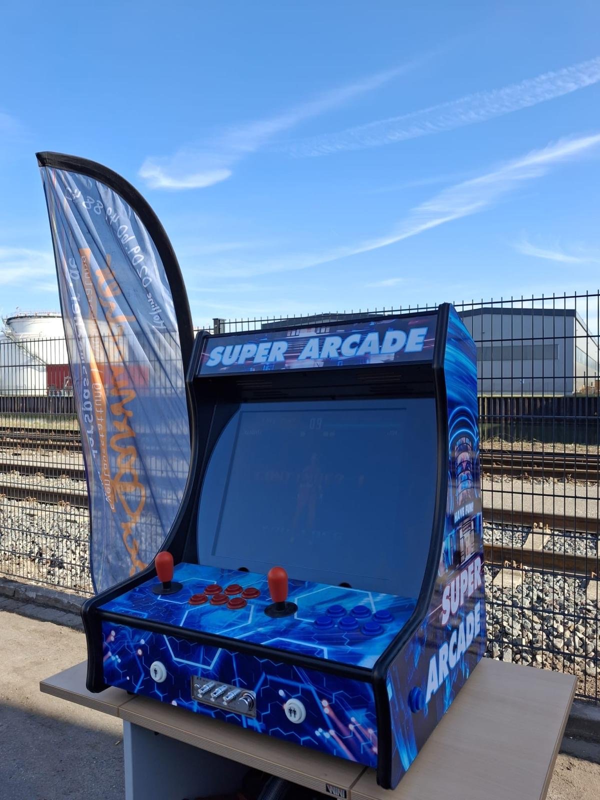 Retro Arcadeautomat Tischgerät
