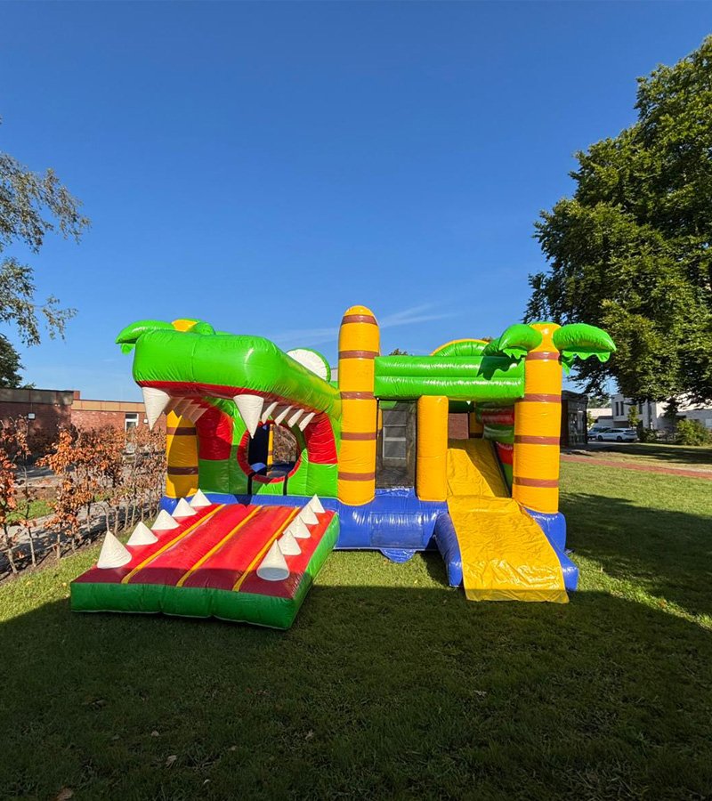 Hüpfburg Krokodil Multiplay