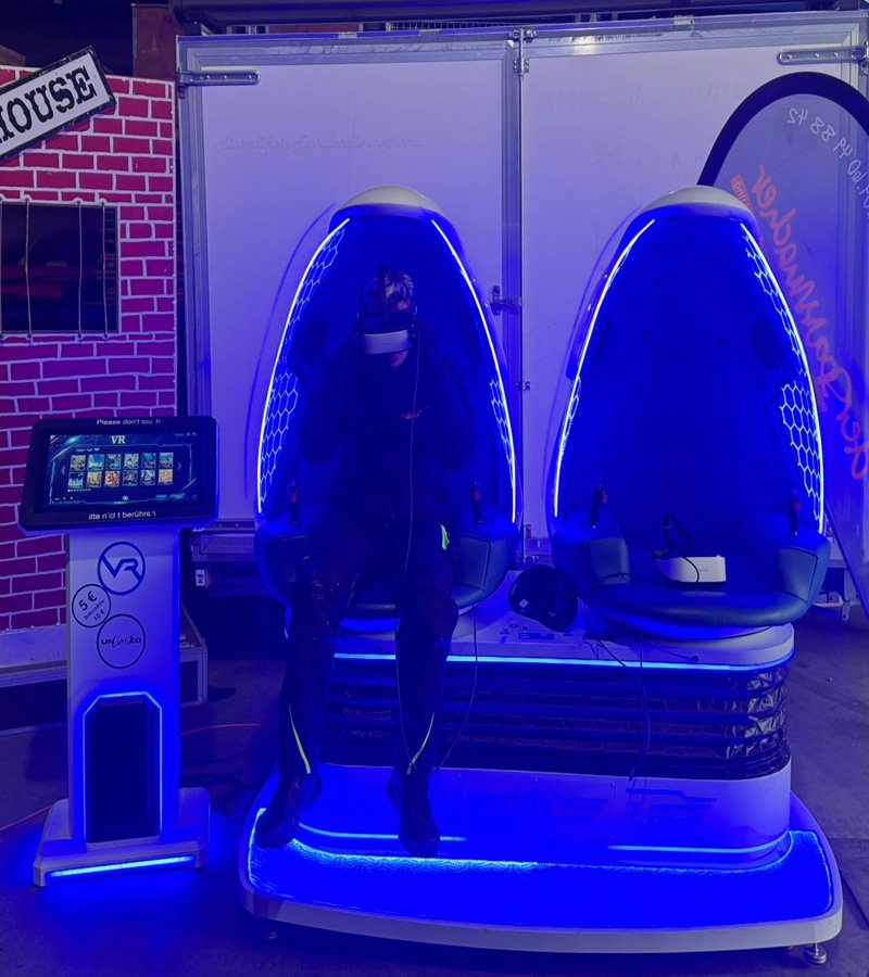 Indoor 9d VR Simulator (inkl. 1 Betreuer)