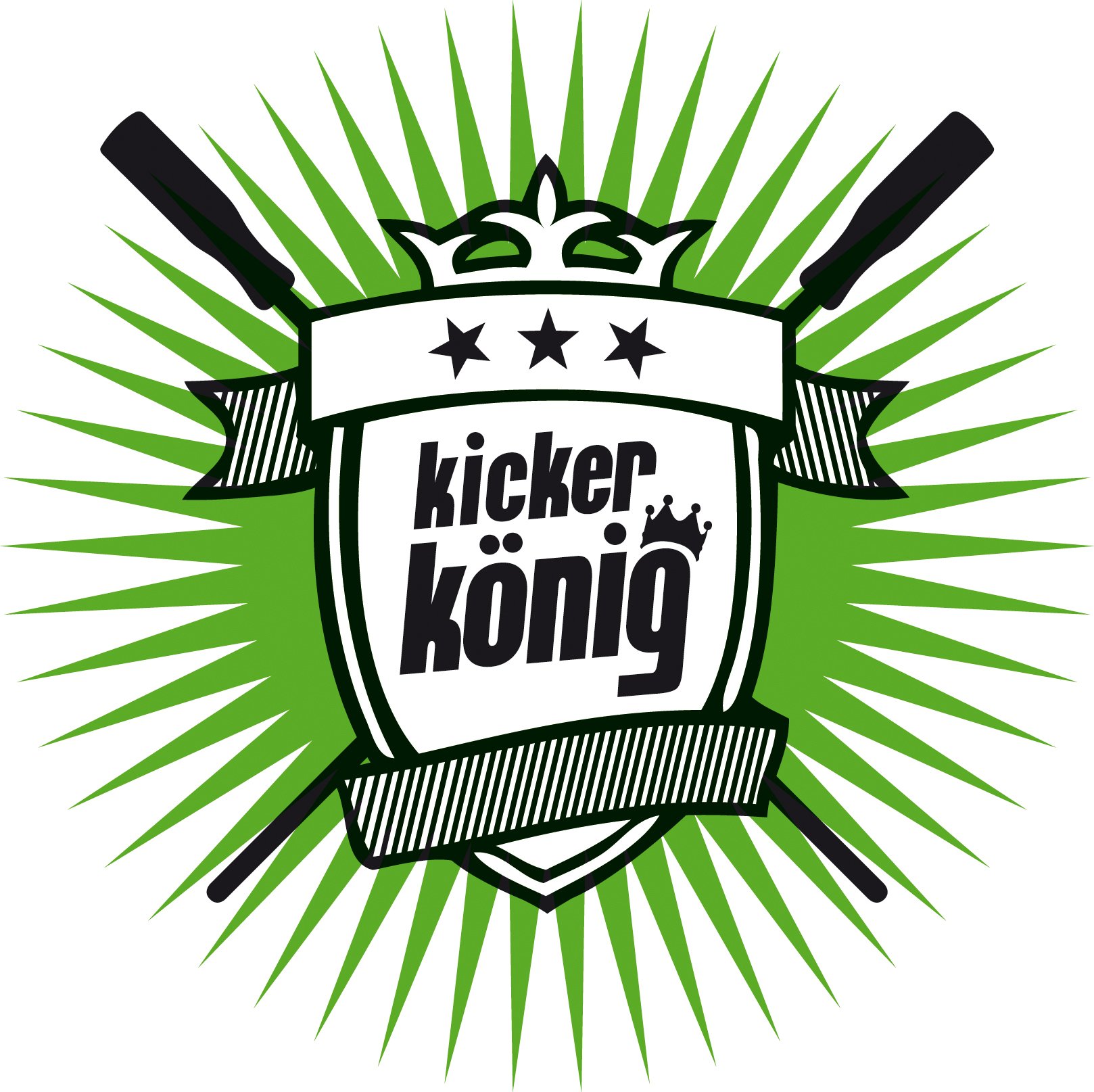 Kickerkönig - Tischfußball & Events mit dem Weltmeister Logo