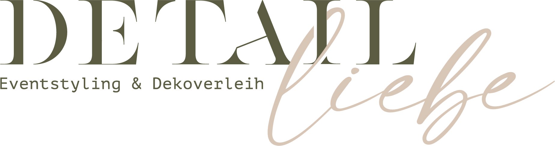 Detailliebe | Eventstyling & Dekoverleih Logo